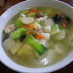 晴々飯店 - 五目タンメン　\700