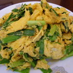 晴々飯店 - ニラと玉子炒め　\750