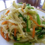 晴々飯店 - 野菜炒め　\700