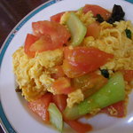 晴々飯店 - トマトと玉子炒め　\700