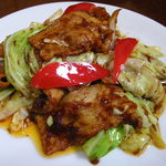 晴々飯店 - 普通の回鍋肉　\700