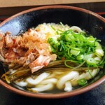 Genkyuu - かけうどん小250円 ちくわ天120円