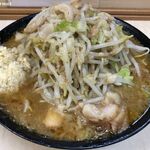 ラーメン二郎 - 再訪問2021/12 みそラーメン 「ニンニクアブラ(800円)」
