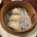 中国料理 娘娘 - えび入り蒸し餃子サラダ【2021.11】