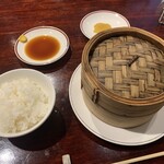 中国料理 娘娘 - えび入り蒸し餃子サラダ【2021.11】