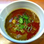 麺屋 高橋 - 辛つけ麺のつけダレ