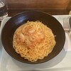 パスタ人 - エビのトマトクリームスパゲッティ590円+生ビール380円 