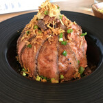 ステーキ丼とパフェ gift - 国産和牛ロースステーキ丼ご飯大盛り　1900円