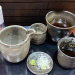 そば くら富 - 蕎麦前とざるセット