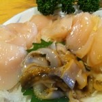 夢乃家 - ホタテ刺身♪ほぉー