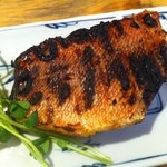 夢乃家 - 焼きすぎｗ鯛の西京焼き　中は真っ白！　　味もめっちゃ美味しかったっすね♪