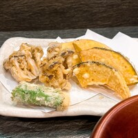 天ぷら わかやま - 茄子を食べてしまった後の天ぷら
