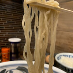 安部製麺所 - つるつるの麺をリフト⤴️