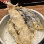 Shinshuu Sobadokoro Sojibou - 天丼、隙間あり…