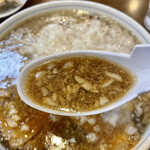中華亭 - チャーシューメン スープ