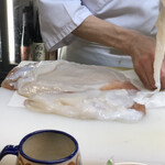 醍醐 - 水だこを捌いてる〜