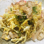 Okonomiyaki Mori - 黄ニラの玉子とじ