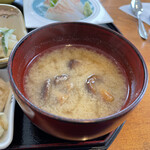 我つま - ランチ　味噌汁