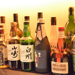 Le Bonze - 焼酎や日本酒もありますよ。