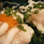 うなぎ屋酒坊・画荘 越後屋 - 24年12月　盛り合わせ　北海道白子　アップ