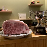 東京肉しゃぶ家 - 本日の主役のチャンピオン牛の「但馬玄」のサーロイン