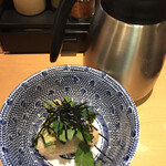 麺匠 清兵衛 - 焼おにぎり150えん スープ付き