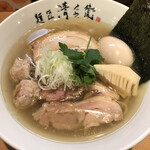 麺匠 清兵衛 - 特選淡麗鶏塩そば1000えん