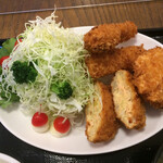 わ楽 - 数量限定  サーモンメンチ&イカフライ