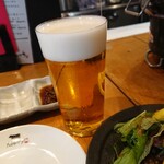 焼肉赤身にくがとう - ビールも頼んだでしかし 202112