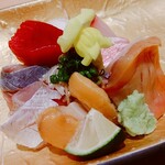 銀座 聖起 - お刺身盛り合わせ