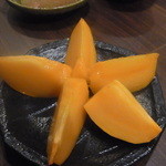 美酒嘉肴 ゆきみさけ - 柿　デザート