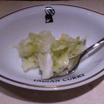 インデアンカレー 阪急三番街店 - 甘めのピクルス