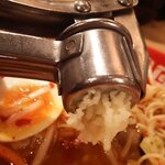 麺堂　香 - ニンニクはクラッシャータイプ