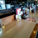 麺堂　香 - カウンター席