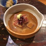 江戸前晋作 - まぐろ茶漬けの鮪