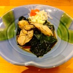 Sushiya Ginzou - 蒸し牡蠣昆布締め［495円］