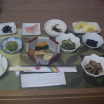 民宿 和ちゃん - 朝食も肉魚抜きにして貰いました。