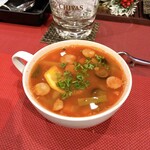 ロシアンダイニングバー マトリョーシカ - クリスマスディナーセット スープ(サリャンカ)