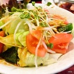真珠園 - 野菜サラダ@５３０円