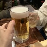 Tori Kawa Mitsumasu - 【生ビール(550円/税込605円)】かんぱーーい！