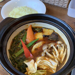 Tenjiku - ローストビーフと野菜のスープカレー