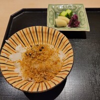 祇園 にしかわ - 大根ご飯 ちりめん山椒 香の物