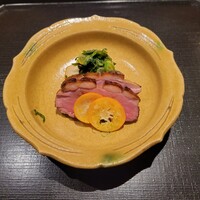 祇園 にしかわ - 河内鴨 海老芋 九条葱 金柑