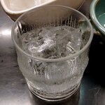 小樽・蕎麦屋・籔半 - 蕎麦屋 藪半 「焼酎ロック（雲海）」