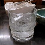 小樽・蕎麦屋・籔半 - 蕎麦屋 藪半 「焼酎ロック（雲海）」