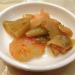 チャイナ 三丁目 - 【'12/12/21撮影】サービスランチ 1000円 のザーサイ