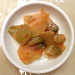 チャイナ 三丁目 - 【'12/12/21撮影】サービスランチ 1000円 のザーサイ