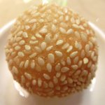 チャイナ 三丁目 - 【'12/12/21撮影】サービスランチ 1000円 の胡麻団子