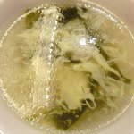 チャイナ 三丁目 - 【'12/12/21撮影】サービスランチ 1000円 の玉子スープ