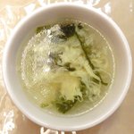 チャイナ 三丁目 - 【'12/12/21撮影】サービスランチ 1000円 の玉子スープ
